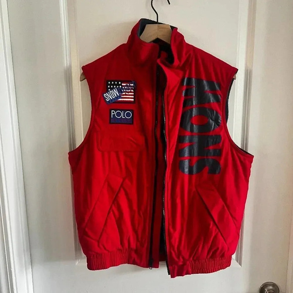 B61 Original 1992 Ski Snow Ralph Lauren Polo Vest From 1992 Not Remake. - Picture 2 of 6